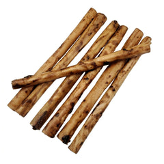 12"- LIVER GLAZED Beef Collagen Stick - Natural