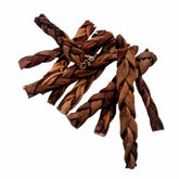 Single ingredient Munchie Bones Braided Collagen dog sticks