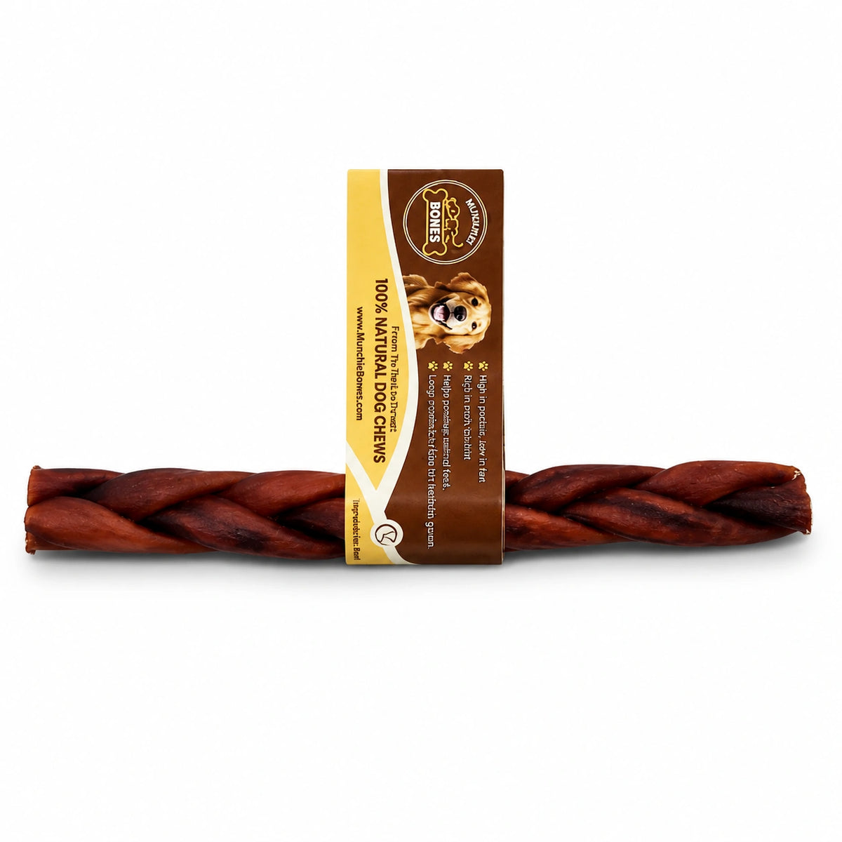 Munchie Bones collagen braided chew for dogs