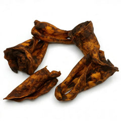 Beef ear dog chew with beef liver glaze – crunchy chew treat dogs love