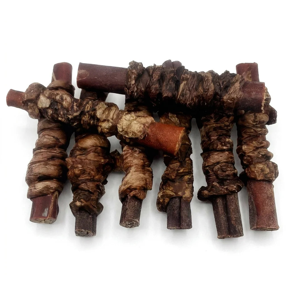 Beef liver wrapped collagen stick 6 inch – single ingredient style dog chew with added flavour