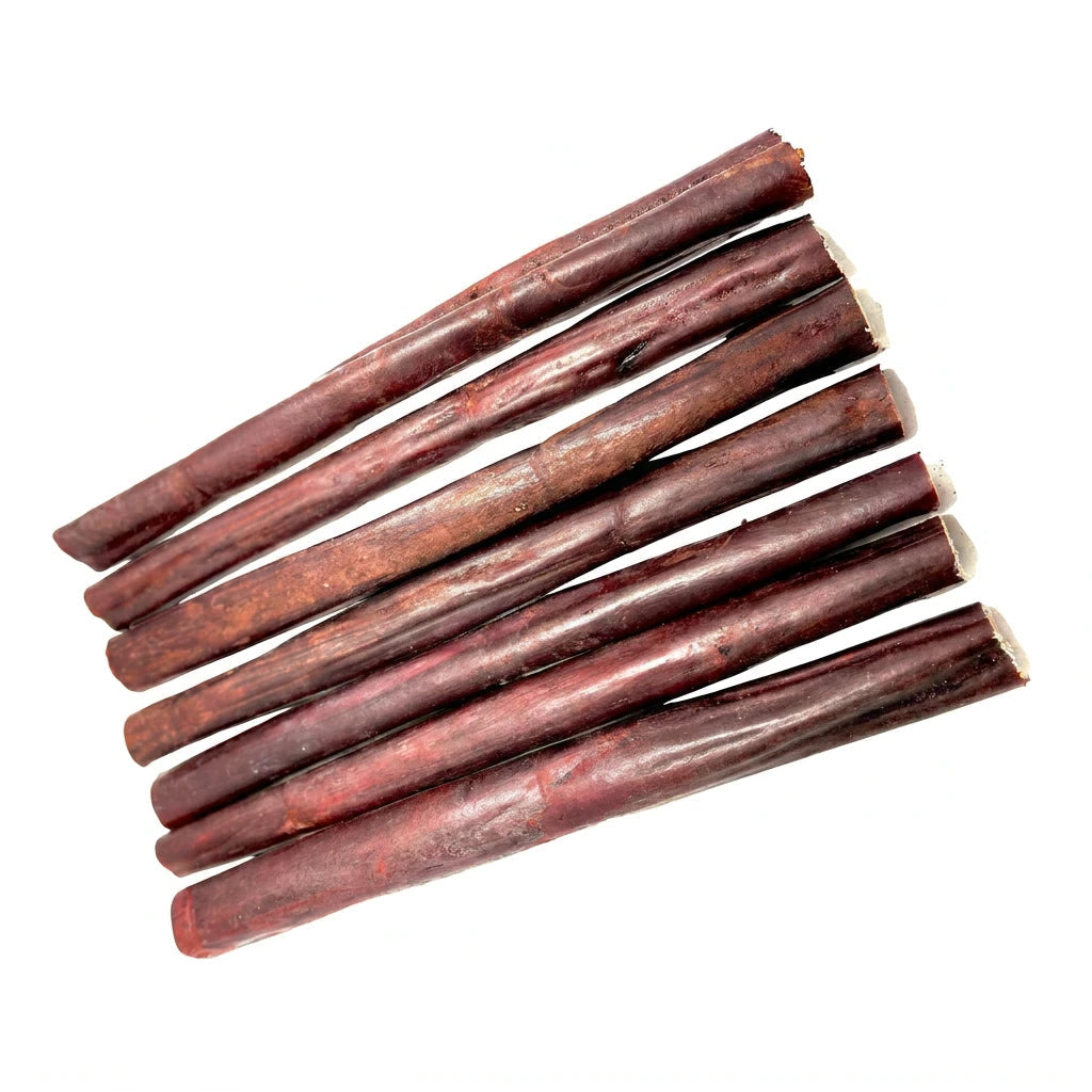 Braided beef collagen liver glazed chew for dogs