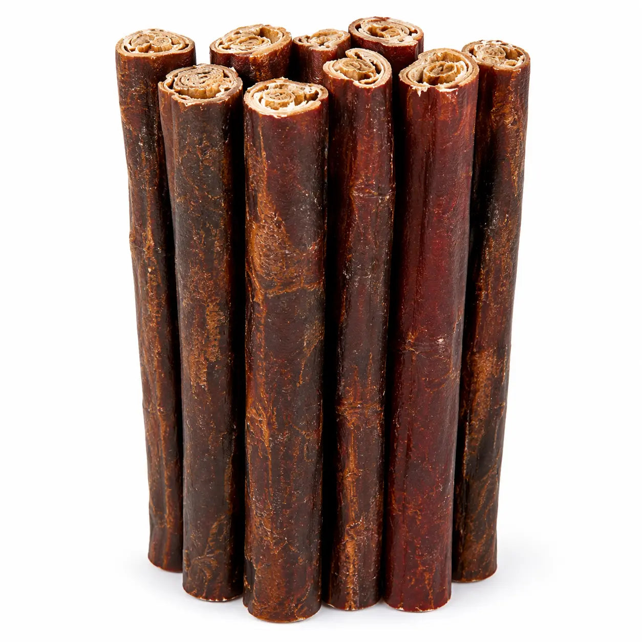 Chewy collagen dog treat with liver glaze