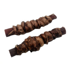 Collagen stick with beef liver wrap – 6 inch natural dog chew for dogs that love to chew